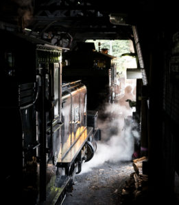 Loco running shed by Michael Greenhill