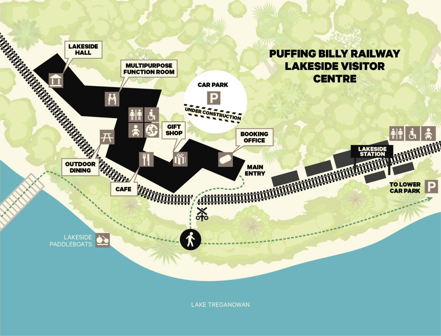 LVC Facilities Map - Puffing Billy