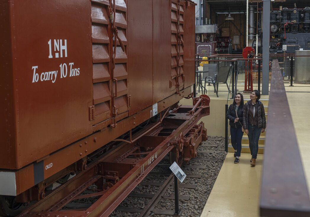 Guests Exploring The Menzies Creek Museum